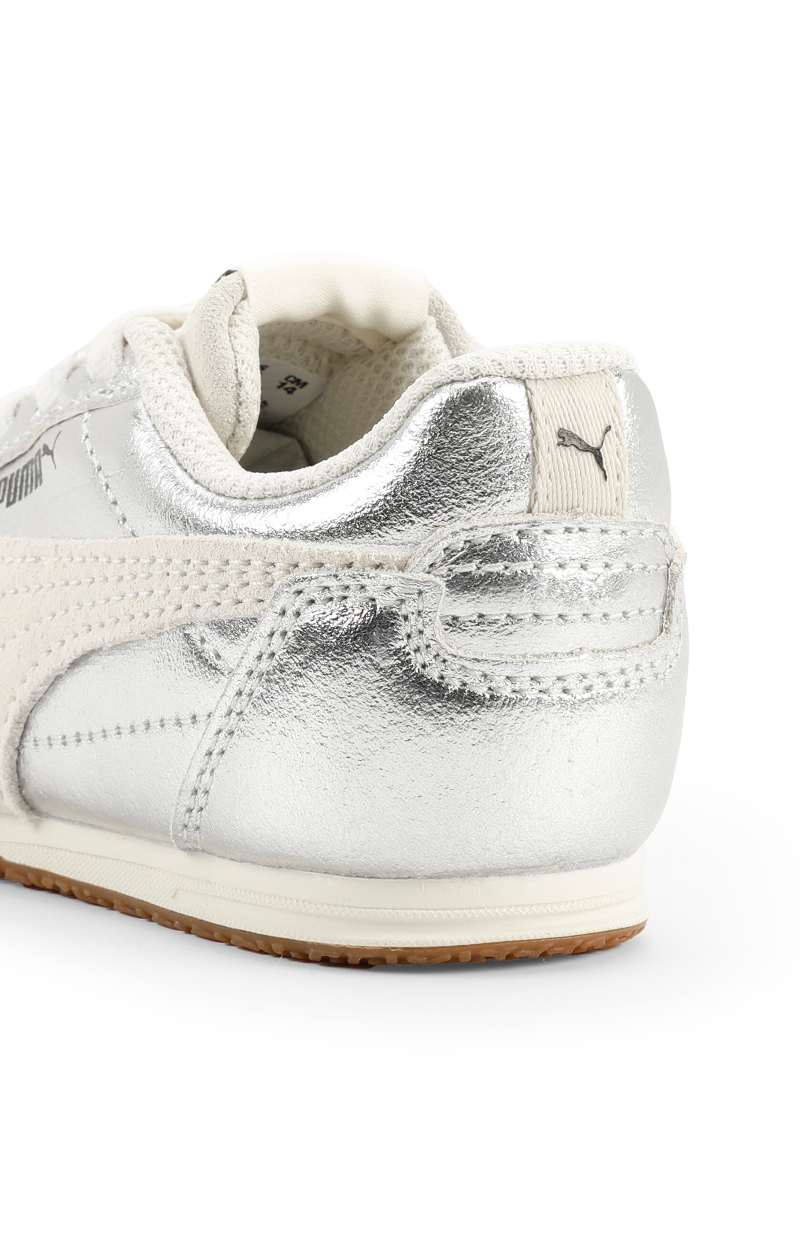 PUMA Kids' Bella Donna Metallic Sneaker, Alternate, color, Puma Silver/ Vapor Gray/ Black