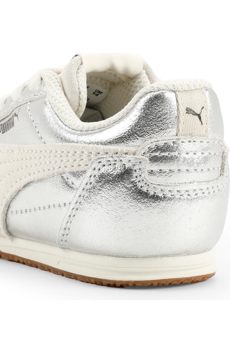 PUMA Kids' Bella Donna Metallic Sneaker, Alternate, color, Puma Silver/ Vapor Gray/ Black