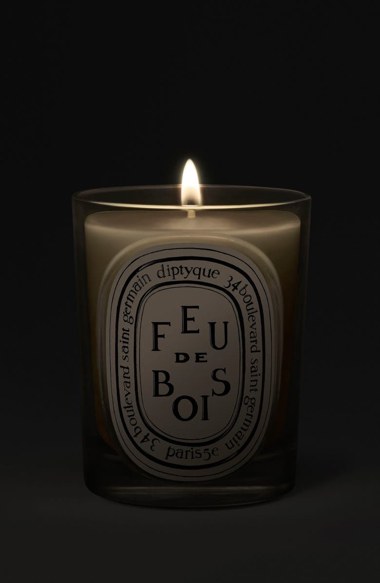 Diptyque Feu de Bois (Wood Fire) Classic Candle, Alternate, color, 