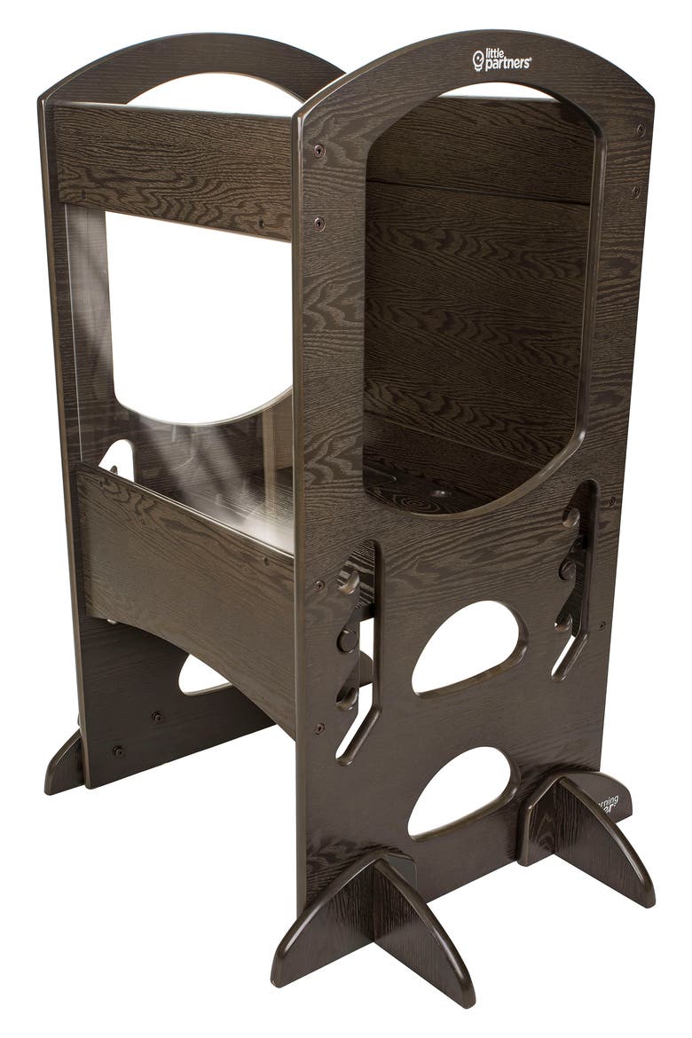 The Learning Tower® Chef Series Toddler Step Stool, Alternate, color, PREMIUM CHARCOAL GREY