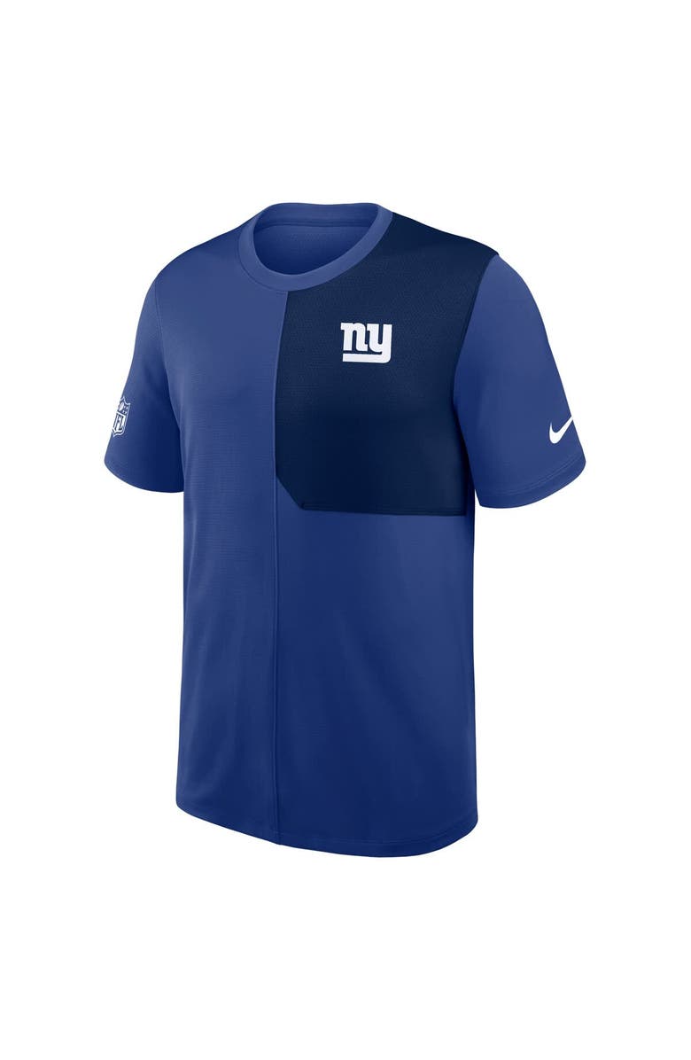 Nike Men's Nike Royal New York Giants Sideline UV Performance Coach Shirt, Alternate, color, Royal