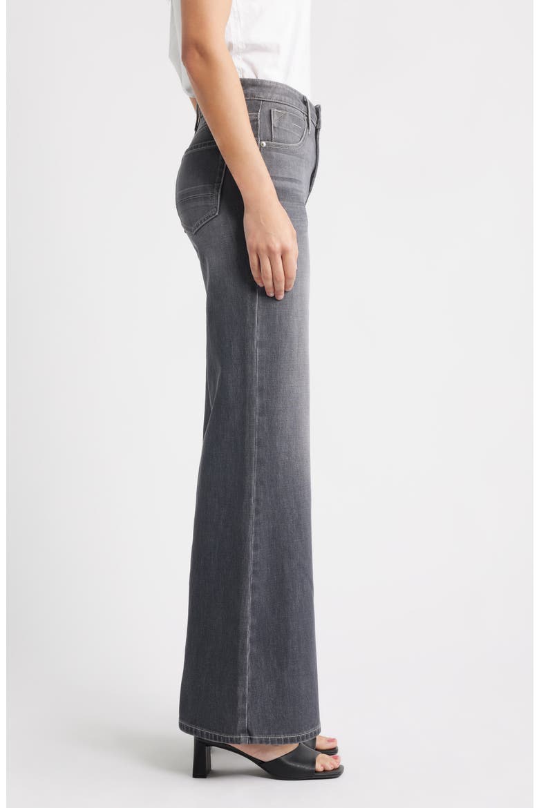 Bond Wide Leg Jeans, Alternate, color, BLACK