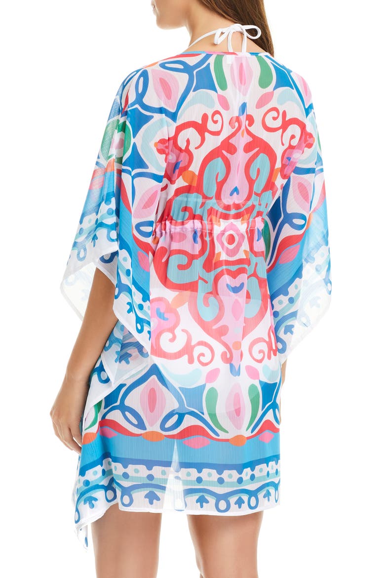 Print Cover-Up Dress, Alternate, color, PINK MULTI