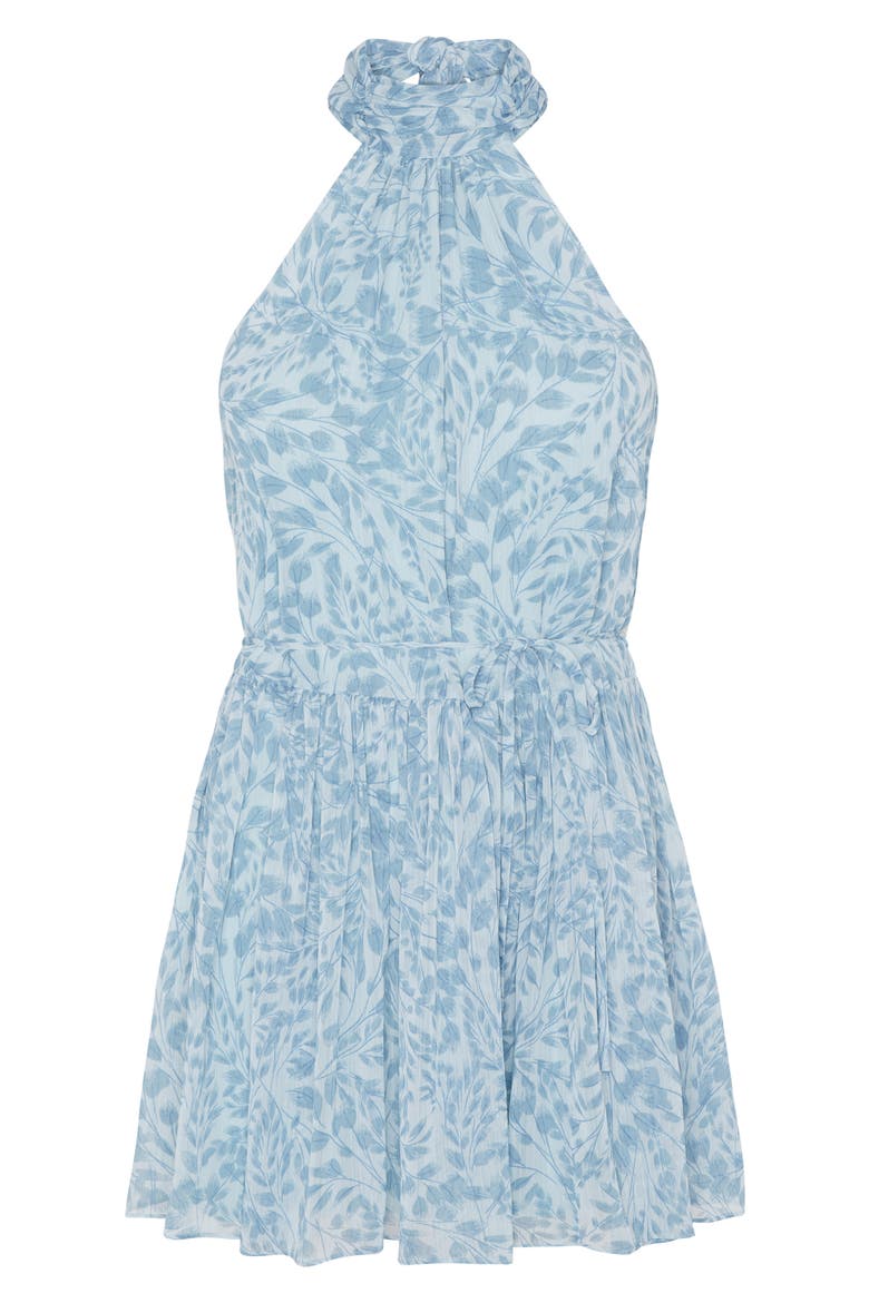 Iris Halter Minidress, Alternate, color, SKY