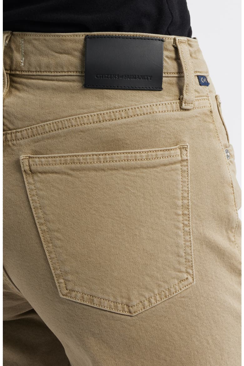 Palma High Waist Ankle Straight Leg Jeans, Alternate, color, BEZAL OLIVE GREEN