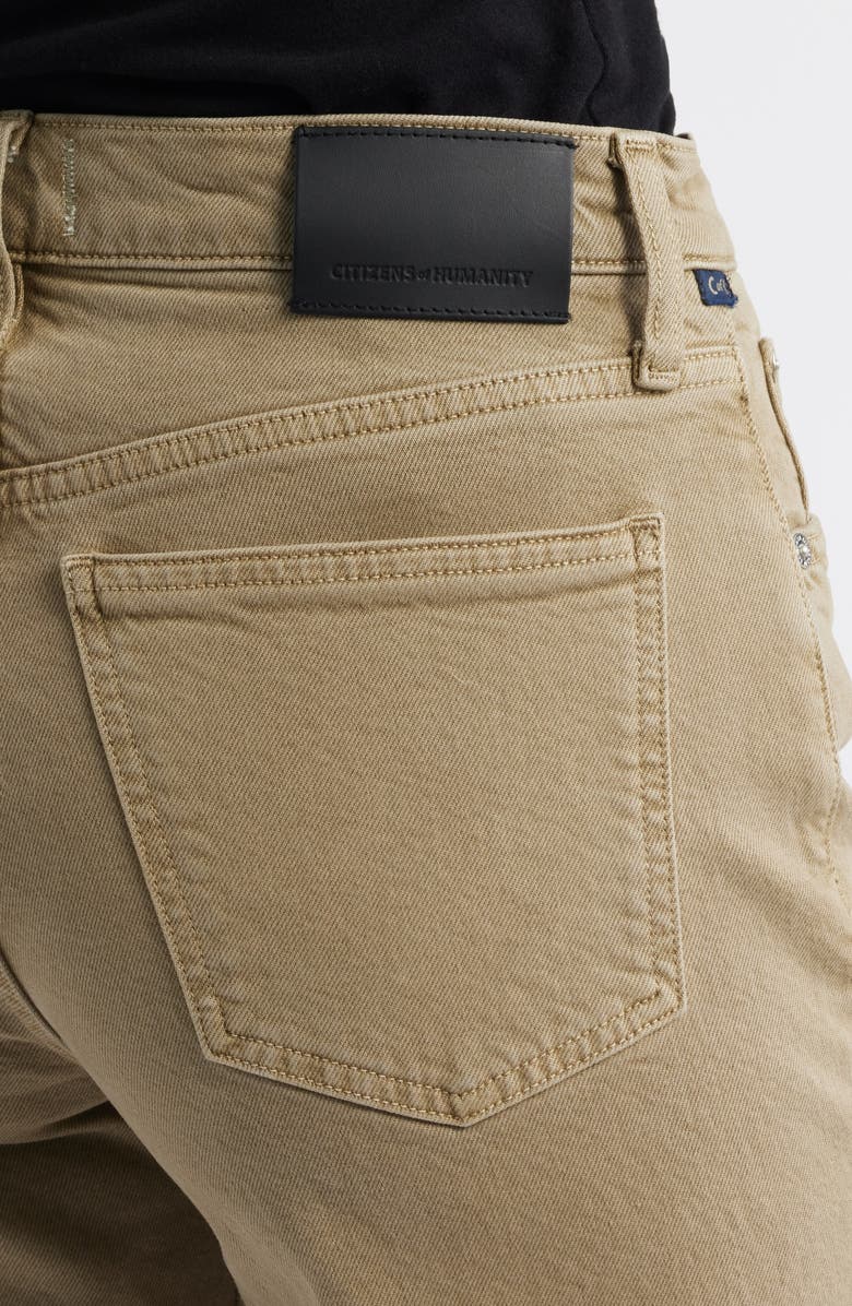 Citizens of Humanity Palma High Waist Ankle Straight Leg Jeans, Alternate, color, Bezal Olive Green