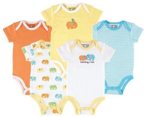 Five-Piece Infant Bodysuit Set