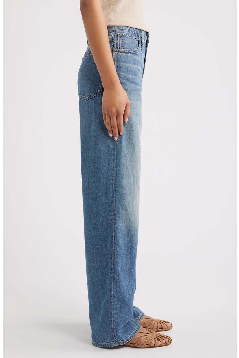 Airy Denim The Perfect Vintage High Waist Wide Leg Jeans, Alternate, color, SOLSTICE WASH