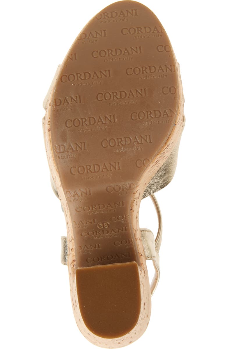 Cordani Rory Ankle Strap Platform Sandal, Alternate, color, Platino Leather