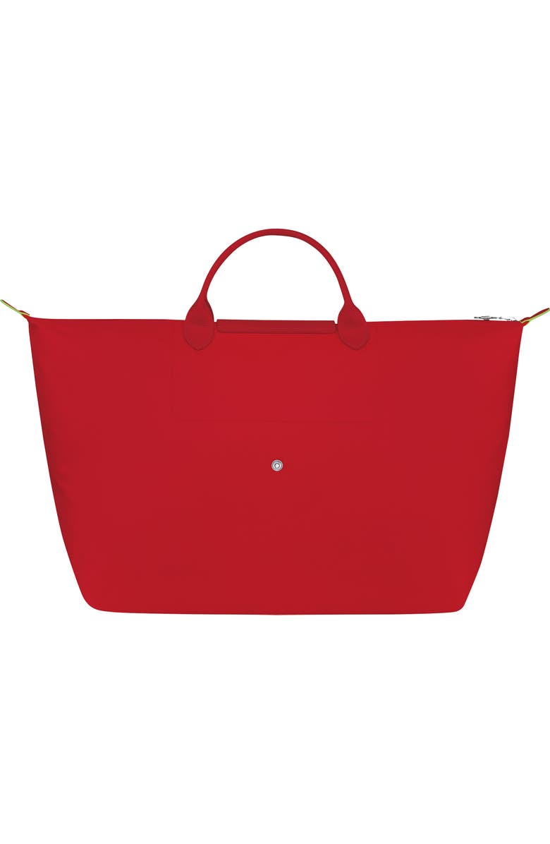 Longchamp Large Le Pliage Recycled Travel Bag, Alternate, color, Tomato