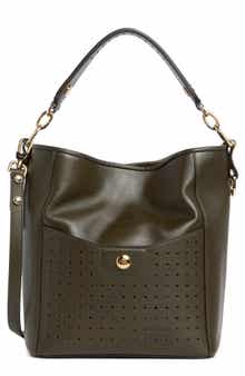 Longchamp Mademoiselle Perforated Hobo Bag