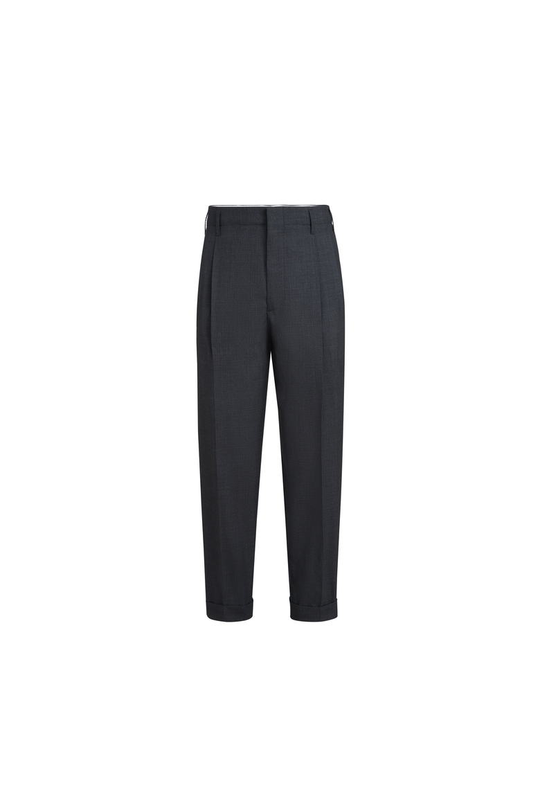 Virgin wool trousers, Alternate, color, Anthracite