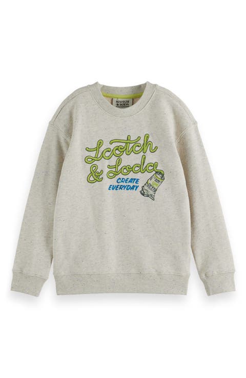 Kids' Art Organic Cotton Graphic Sweatshirt (Big Kid)