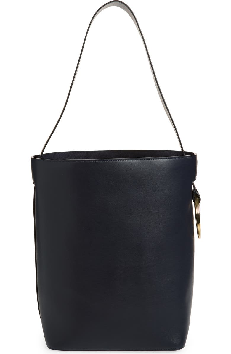 Victoria Beckham Dia North/South Bucket Bag, Alternate, color, Navy