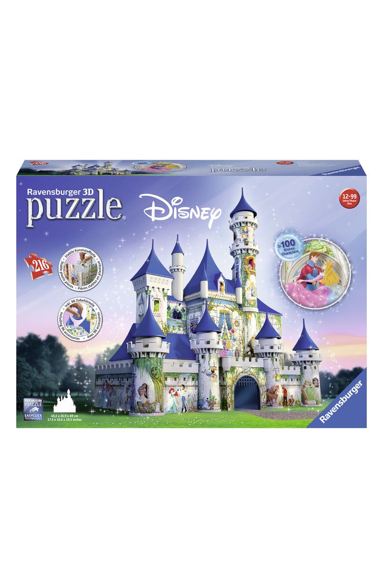 Ravensburger 216-Piece Disney 3D Castle Puzzle, Main, color,