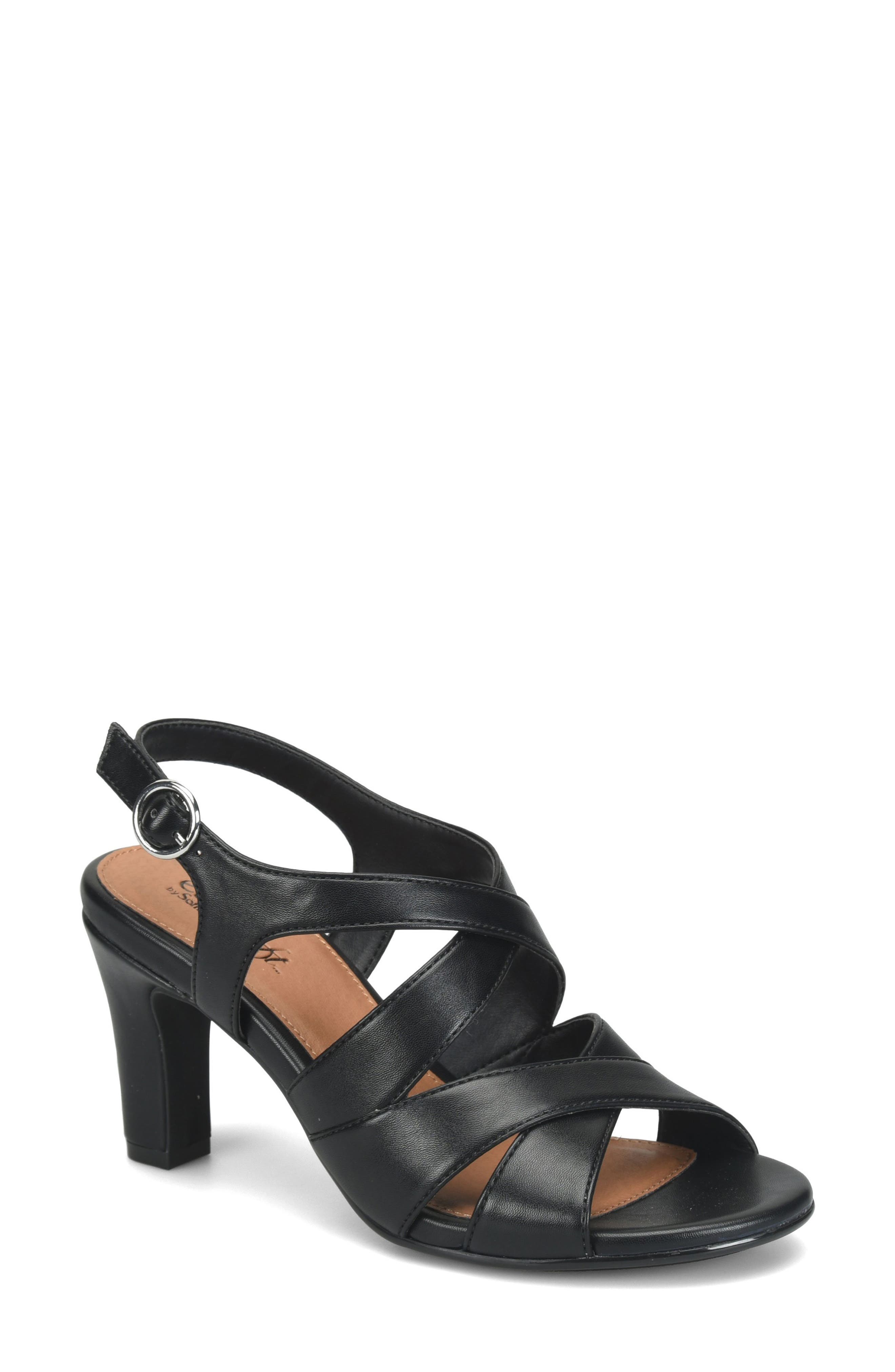 EUROSOFT Imari Sandal, Main, color, Black
