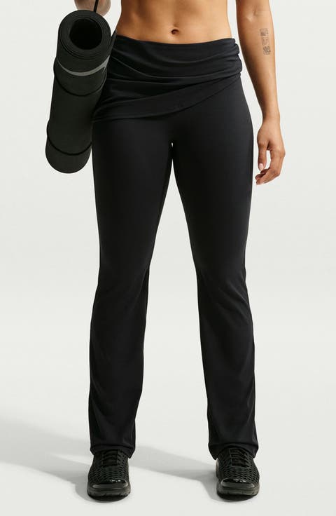 Zenvy Dri-FIT Flare Pants with Layered Skirt