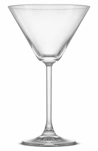 JoyJolt Olivia Set of 4 Martini Glasses