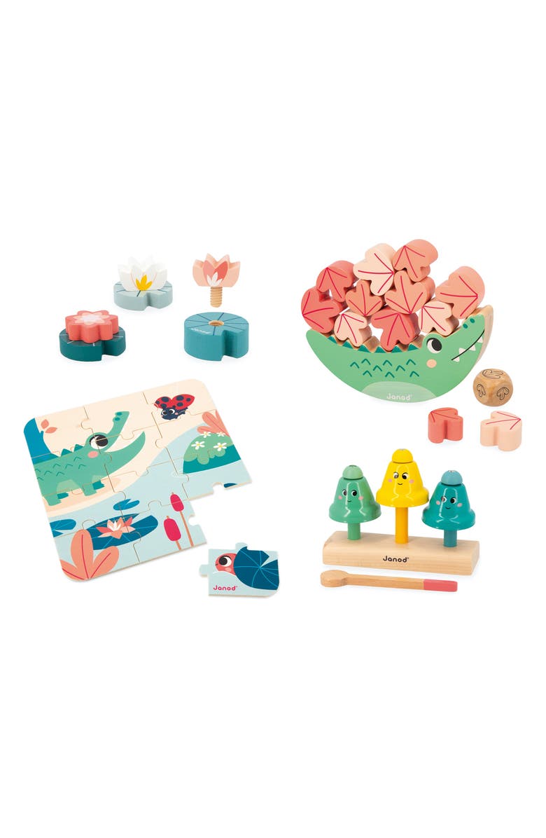 Janod Developmental Activity Box - 24 Months and Up, Main, color, Blue