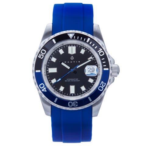 Interceptor Box Set with Interchangable Bands and Date Display