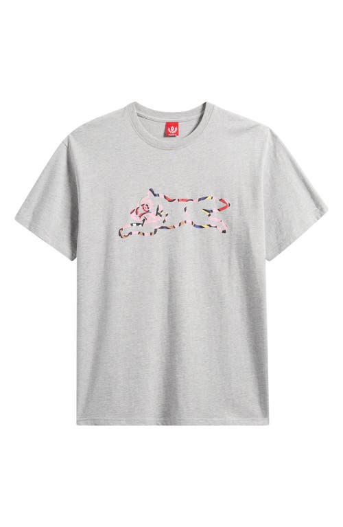 Icecream Cones N Running Bones Graphic T-shirt In H Gray