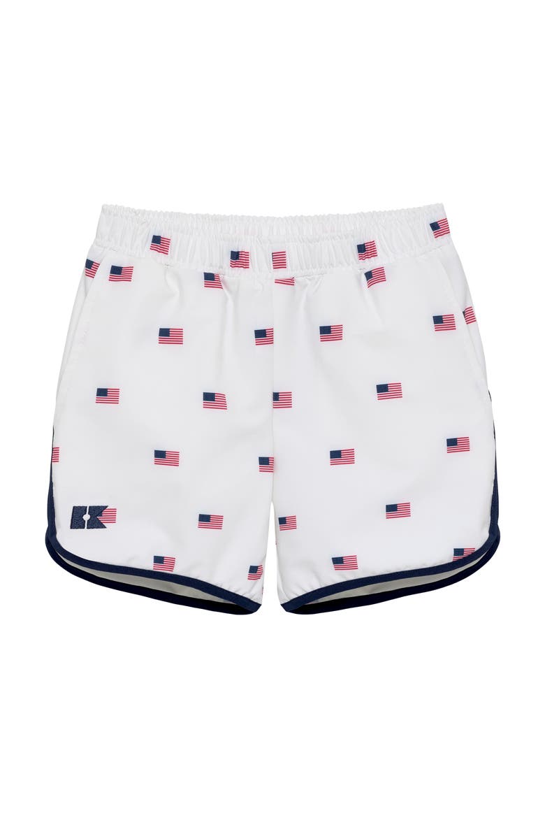 Boys Retro Super Short, Main, color, Flag