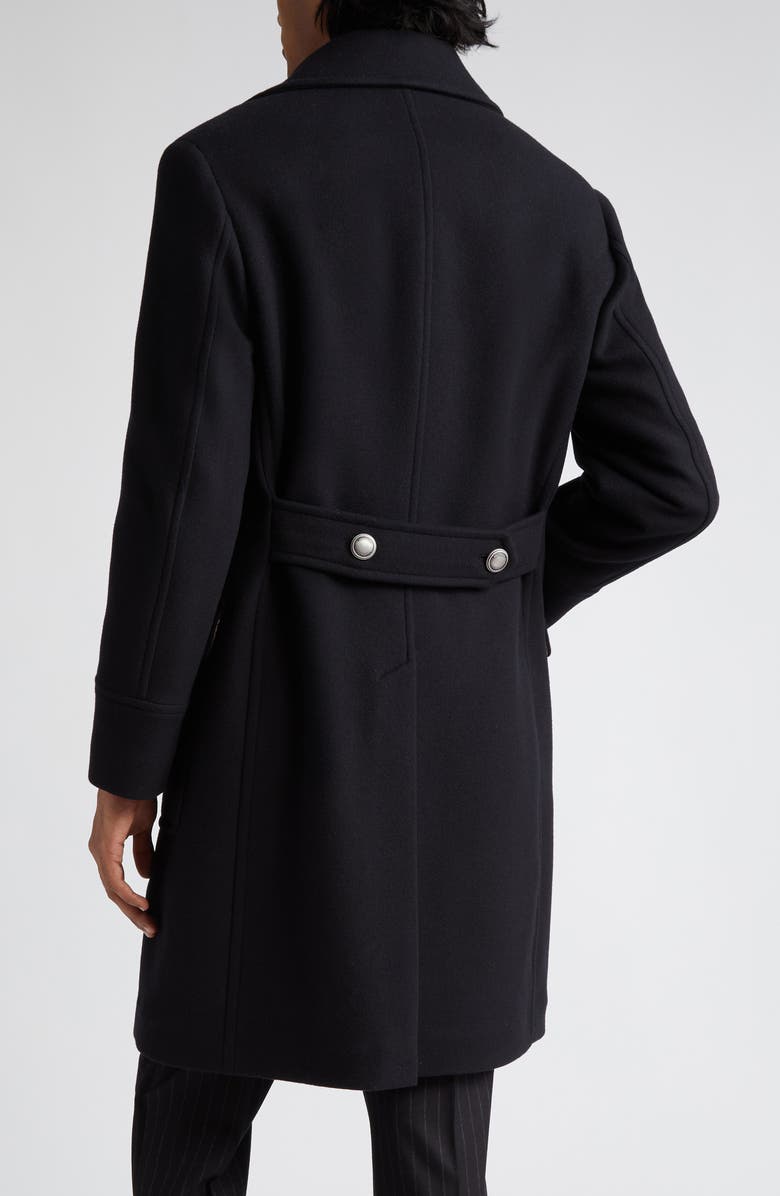 Brunello Cucinelli Double Breasted Wool & Cashmere Topcoat, Alternate, color,