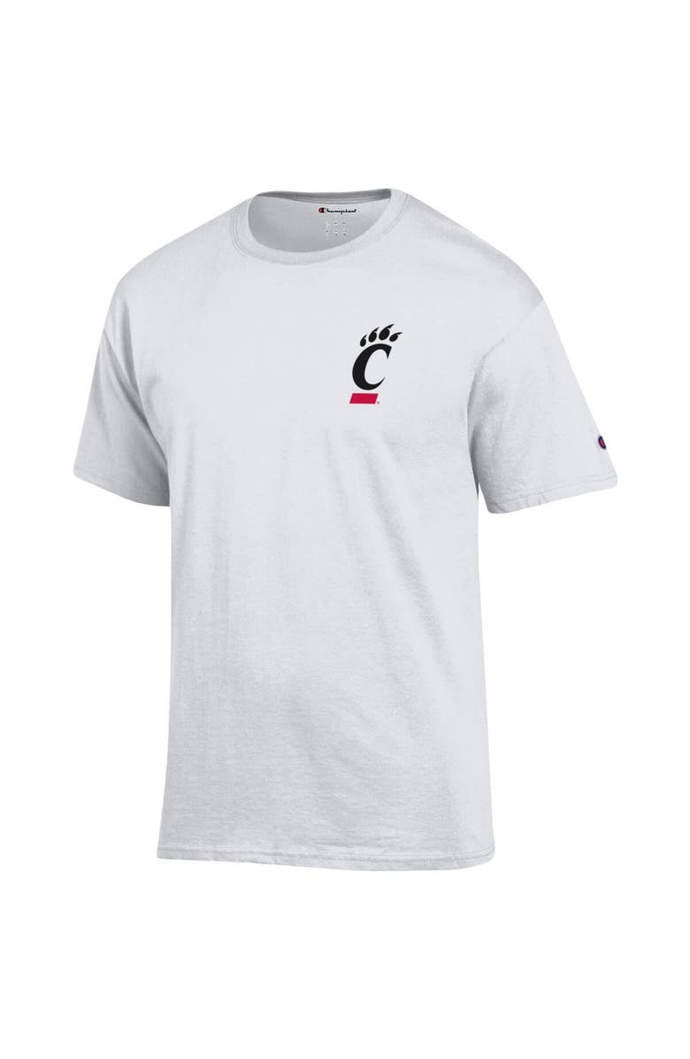Champion Men's Champion White Cincinnati Bearcats Stack 2-Hit T-Shirt, Alternate, color, 