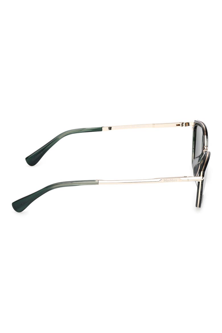 Miller 54mm Round Sunglasses, Alternate, color, STRIPED EMERALD/ GOLD
