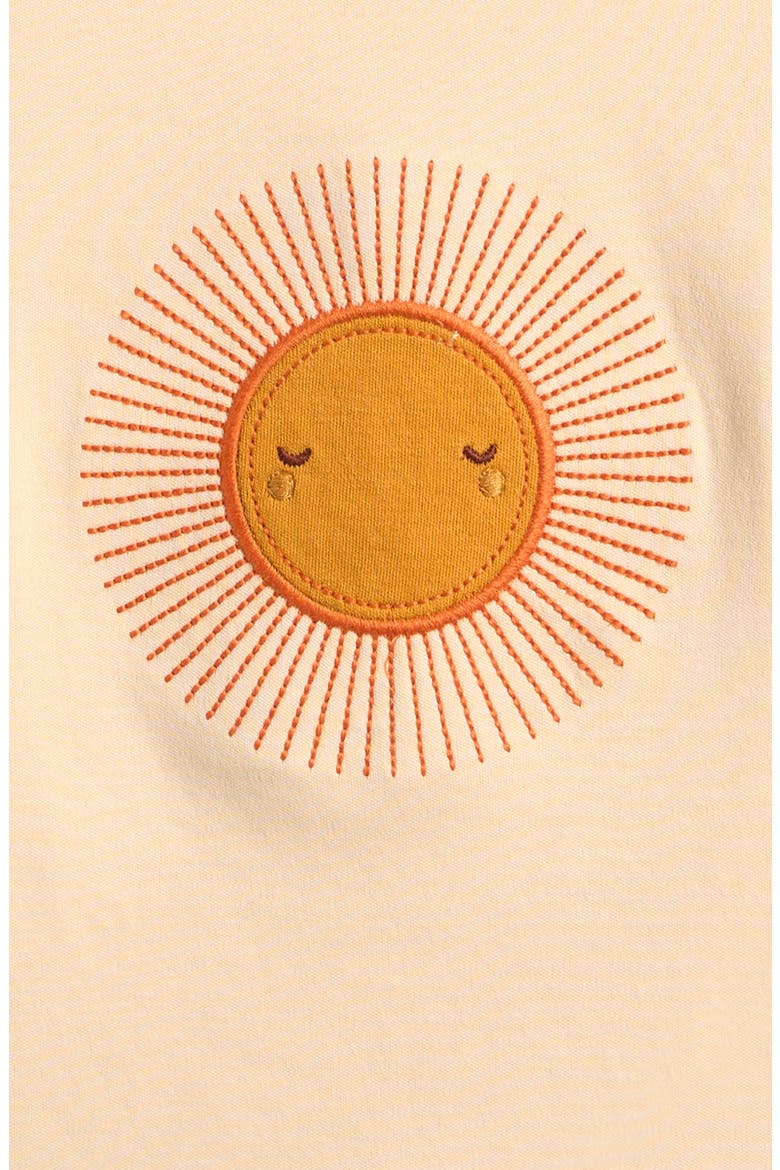 Kids' Organic Cotton Embroidered T-Shirt, Alternate, color, CREAM