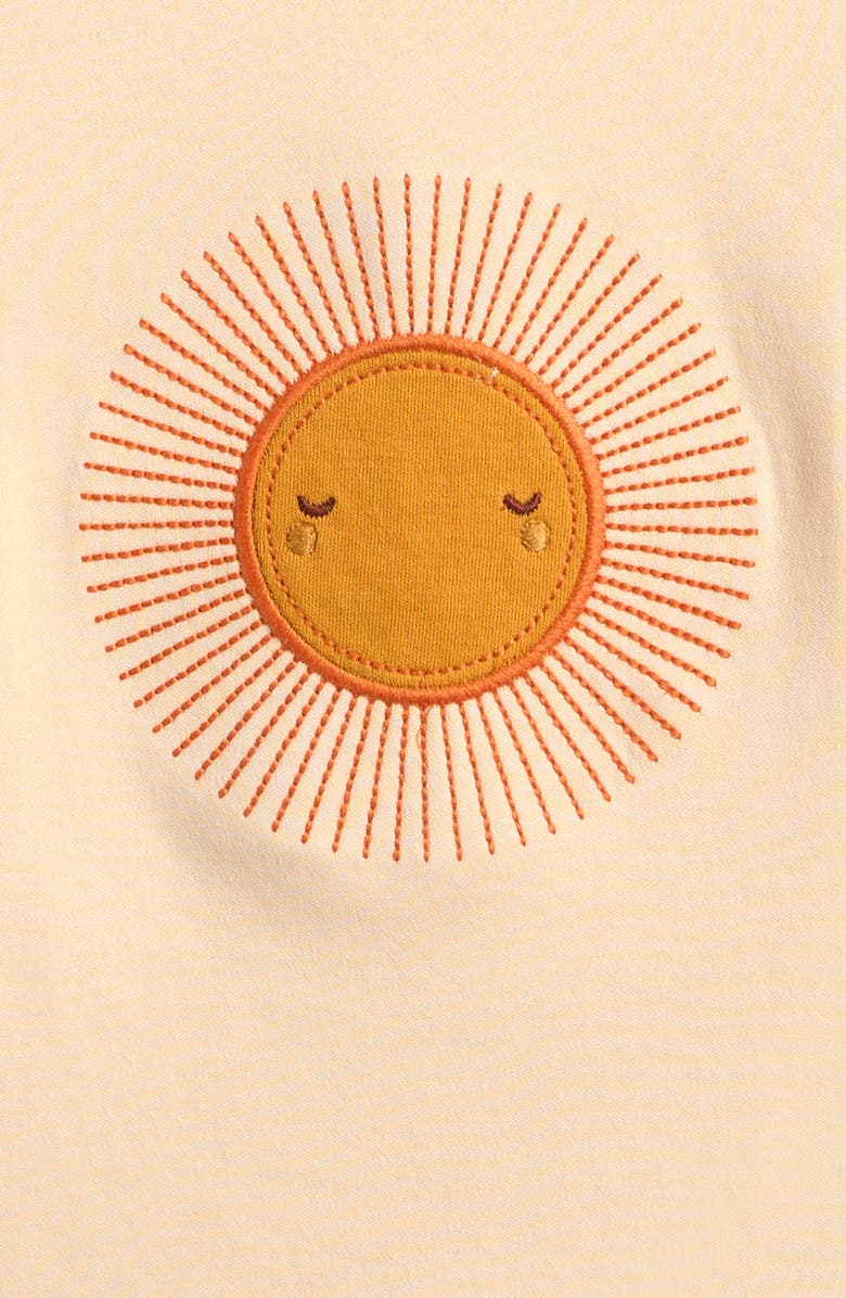 Little Green Radicals Kids' Organic Cotton Embroidered T-Shirt, Alternate, color, Cream