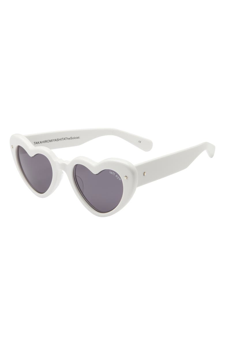TAKAHIROMIYASHITA TheSoloist. Lolita Heart Shape Sunglasses, Alternate, color, 