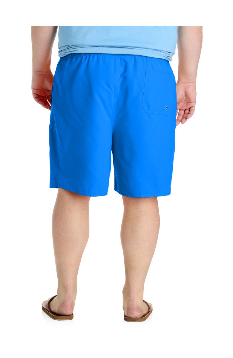 Harbor Bay by DXL Big & Tall Solid Swim Trunks, Alternate, color, Olympian Blue