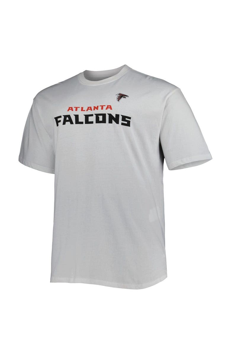 FANATICS Men's Fanatics Branded White Atlanta Falcons Big & Tall Hometown Collection Hot Shot T-Shirt, Alternate, color,