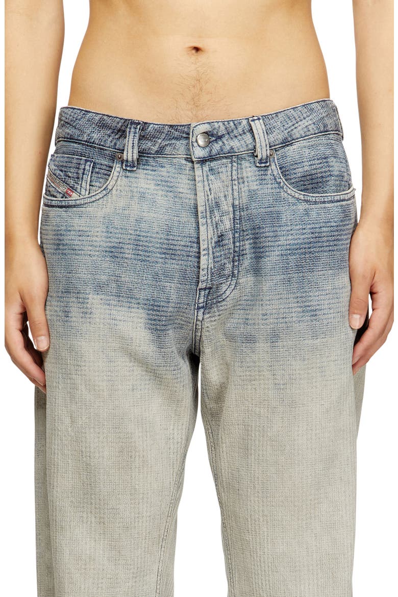 19080 D-Eeper Relaxed Straight Leg Jeans, Alternate, color, DENIM