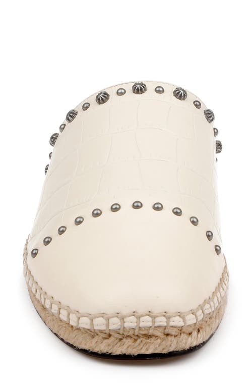 L AGENCE L'AGENCE HELENOR CROC EMBOSSED MULE 