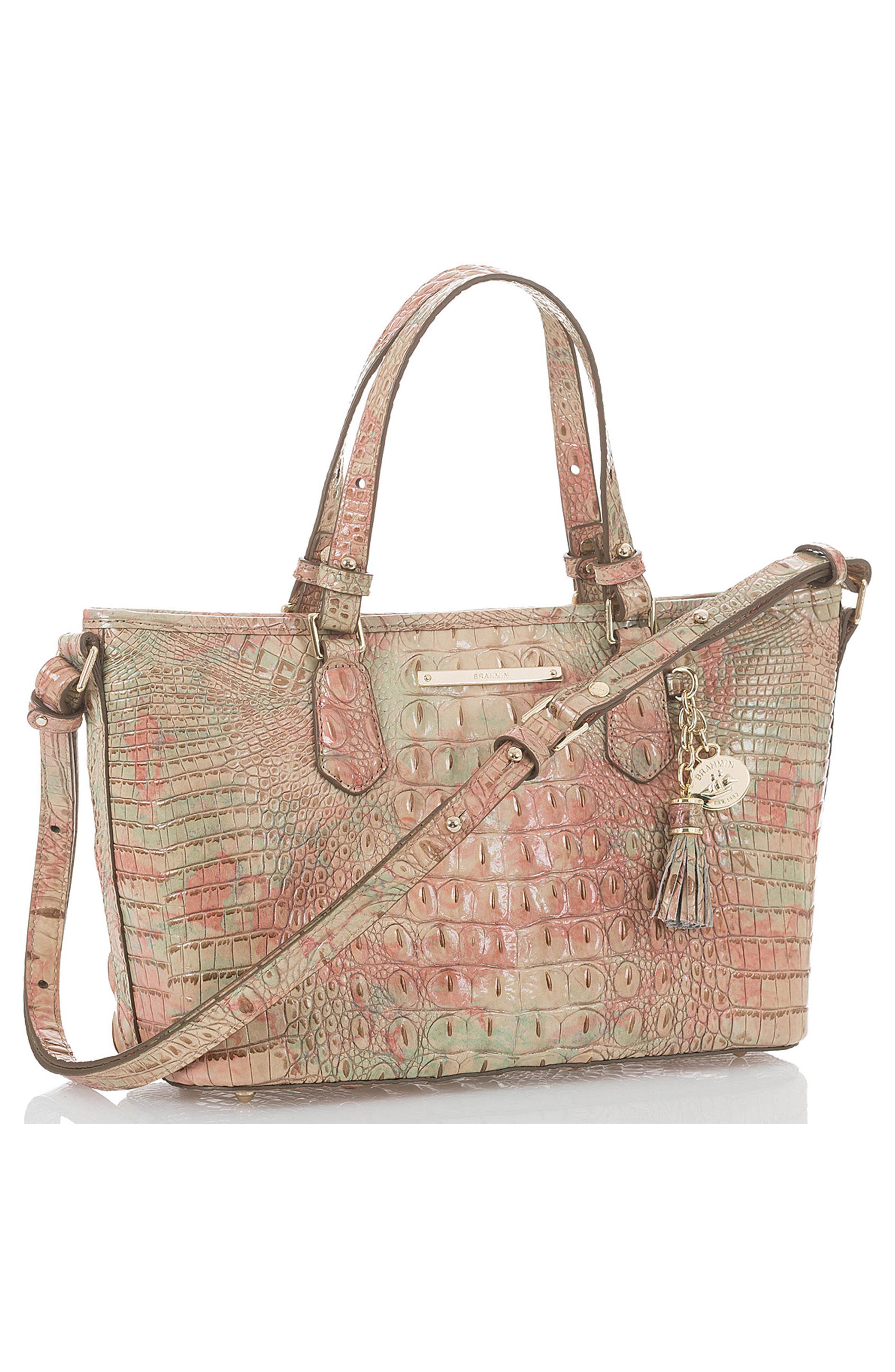 Melbourne Mini Asher Leather Tote, Alternate, color, SAHARA