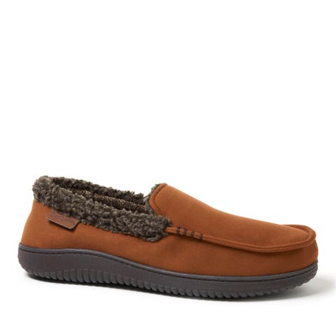 Alexander Microsuede Moccasin Slipper (Men)