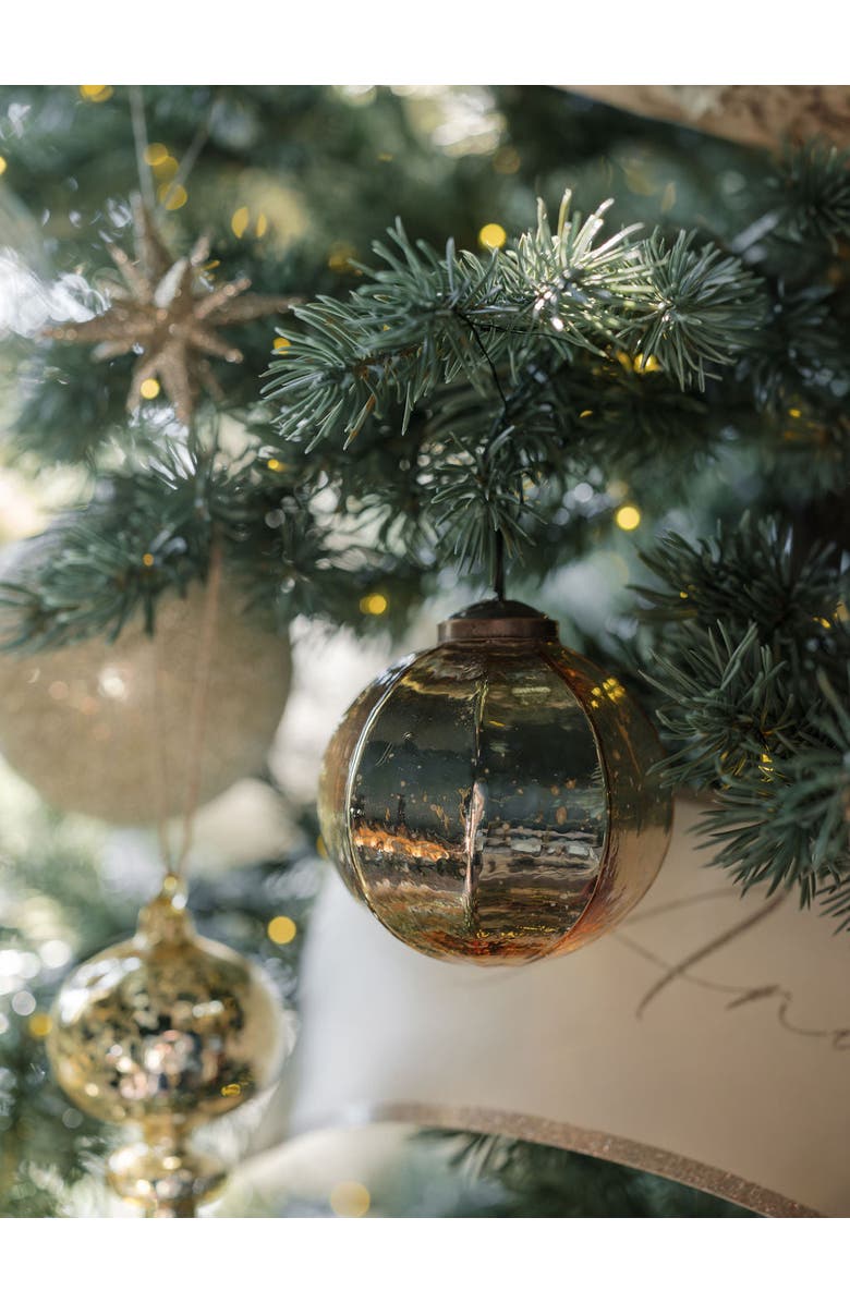 CG Hunter 3" Mercury Glass Ornament, Alternate, color, Gold