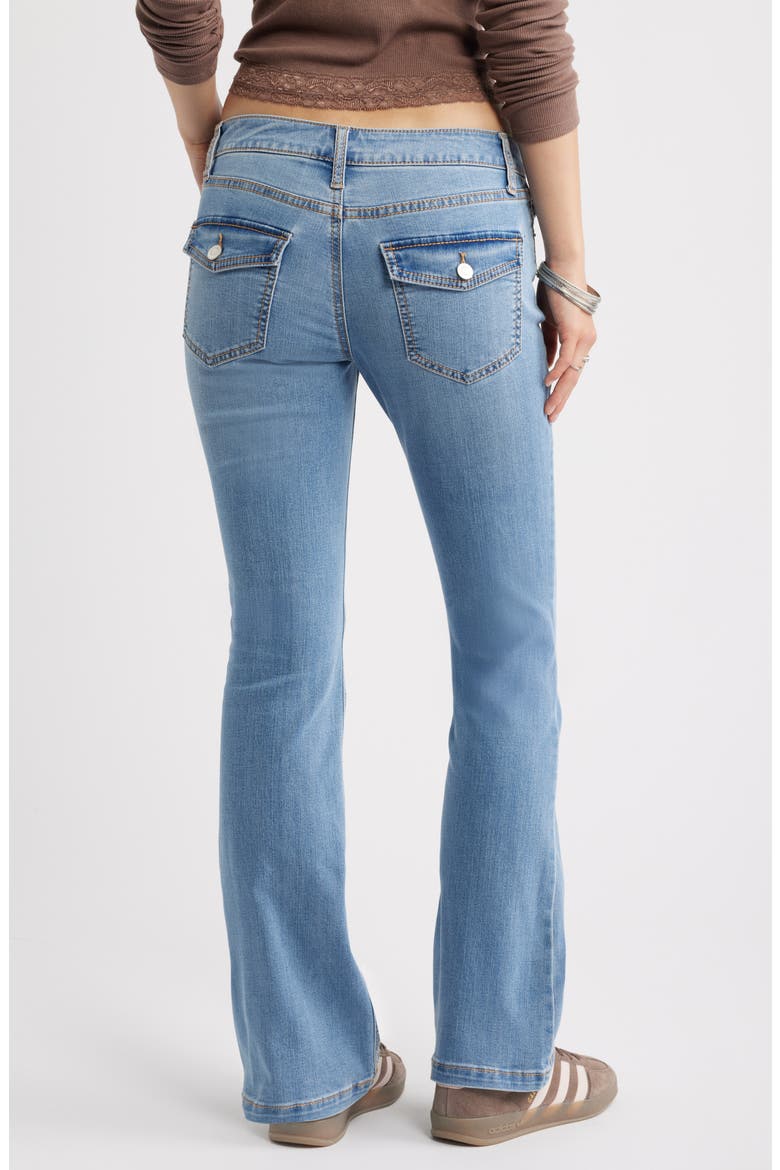 Low Rise Stretch Bootcut Jeans, Alternate, color, WESTERN WASH