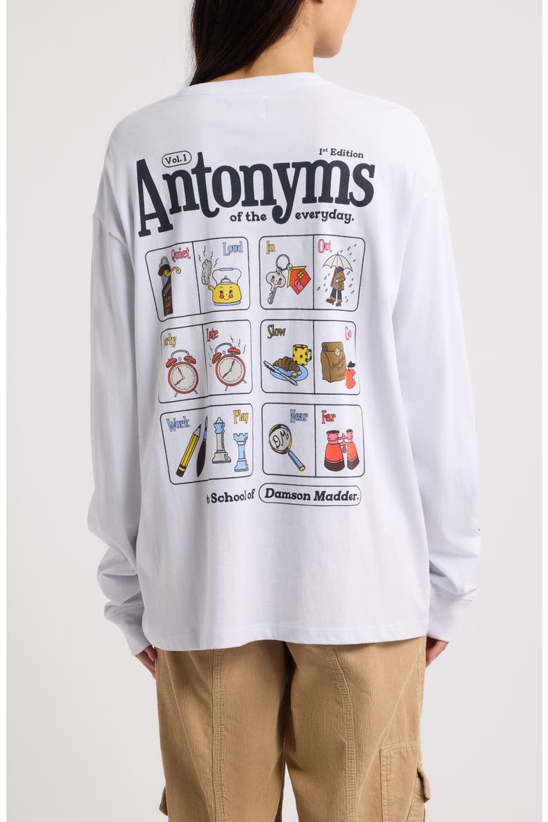 Antonyms Long Sleeve Graphic Tee, Alternate, color, WHITE
