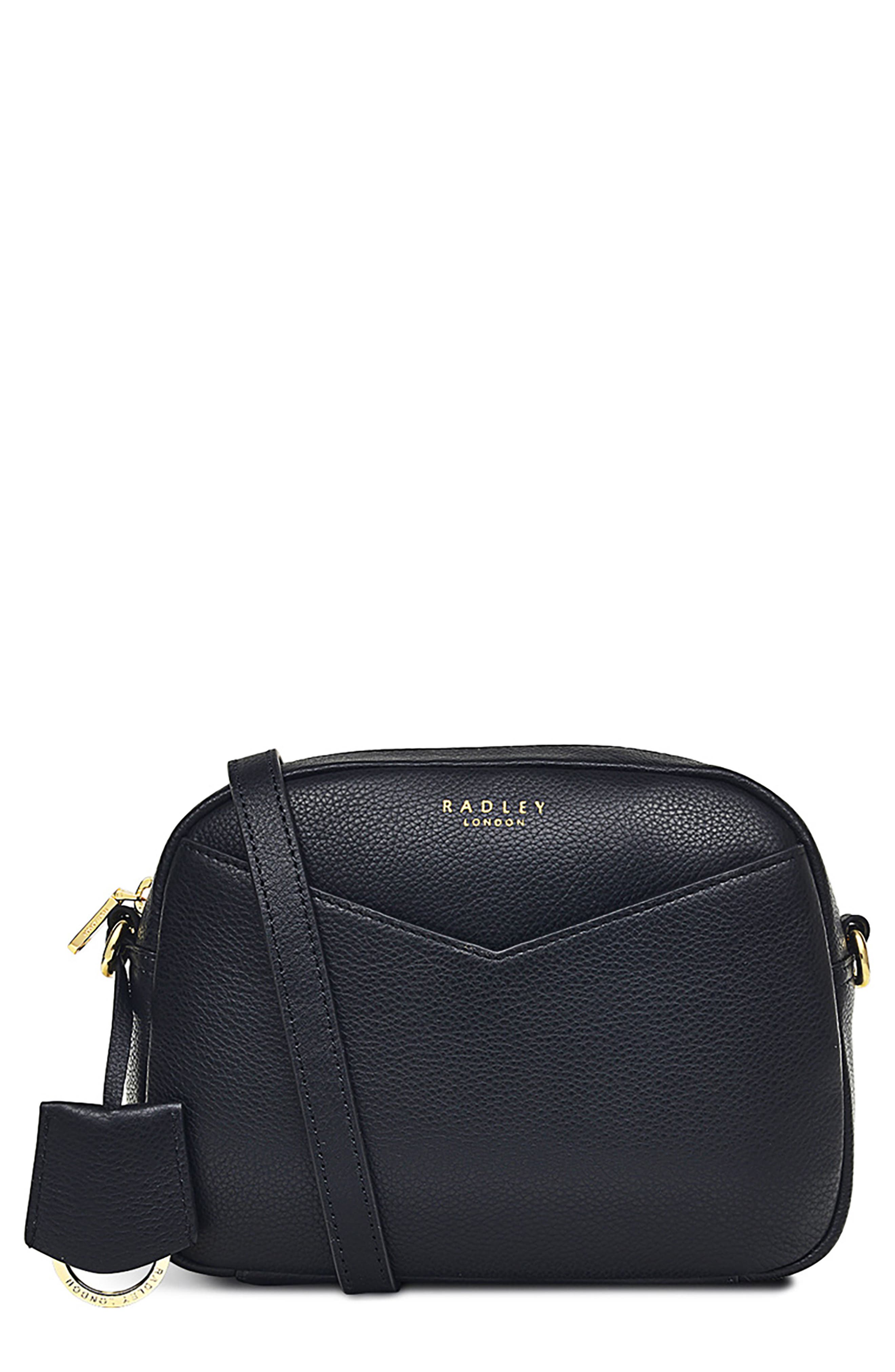 Radley Gordon Road Mini Crossbody Bag, Main, color, Black