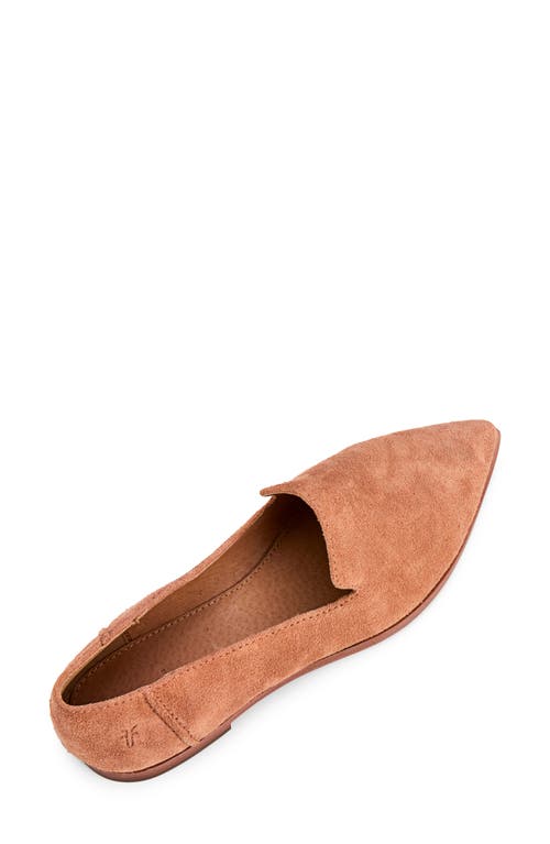 Frye Kenzie Loafer In Rose - Silky Suede Leather