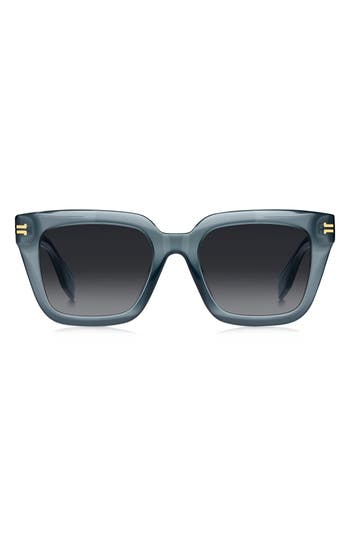 Marc Jacobs 52mm Gradient Square Sunglasses In Black
