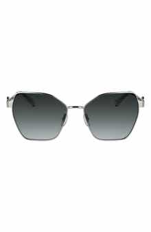 Longchamp 58mm Gradient Square Sunglasses