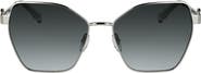 Longchamp 58mm Gradient Square Sunglasses