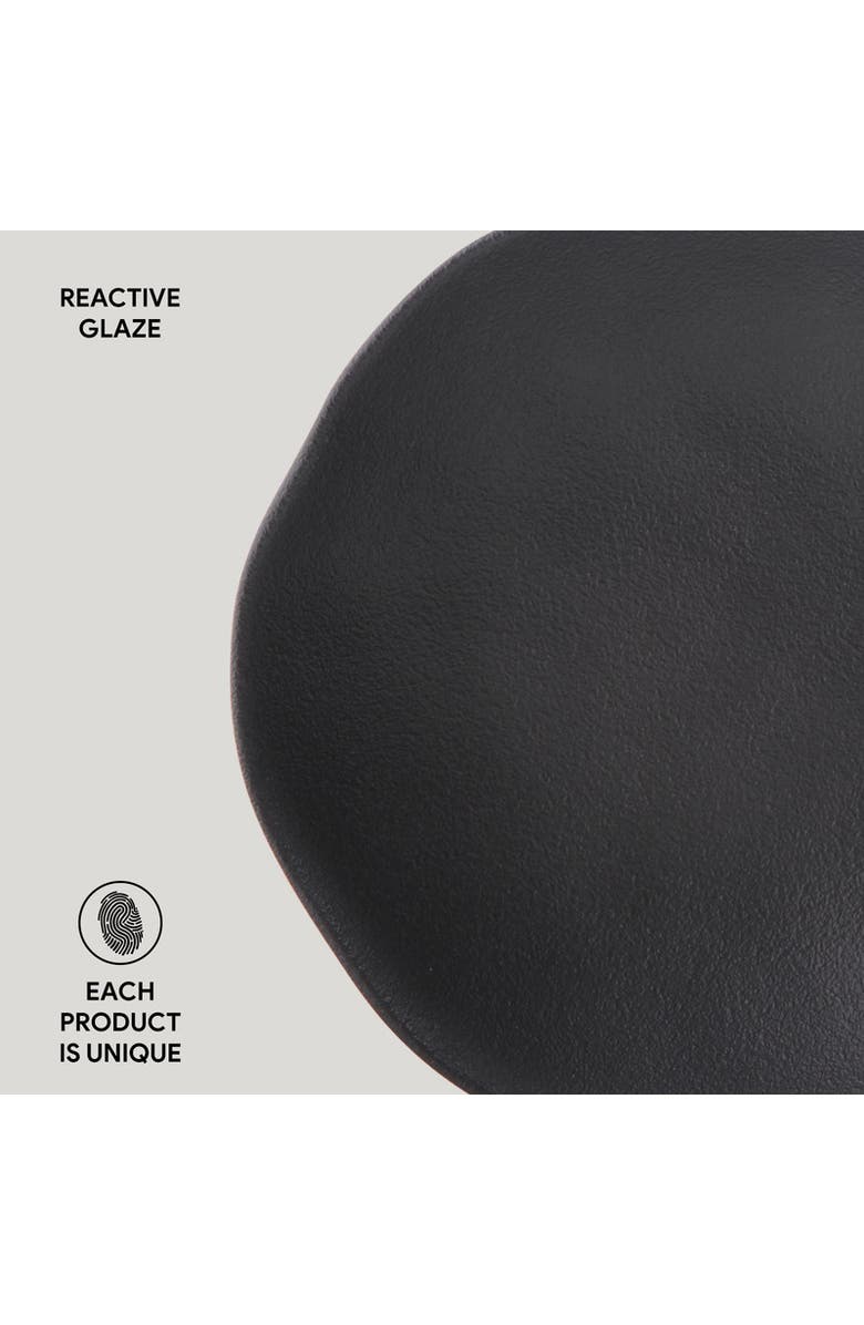 Porto Brasil Salad Bowl Set of 6, Alternate, color, Matte Black