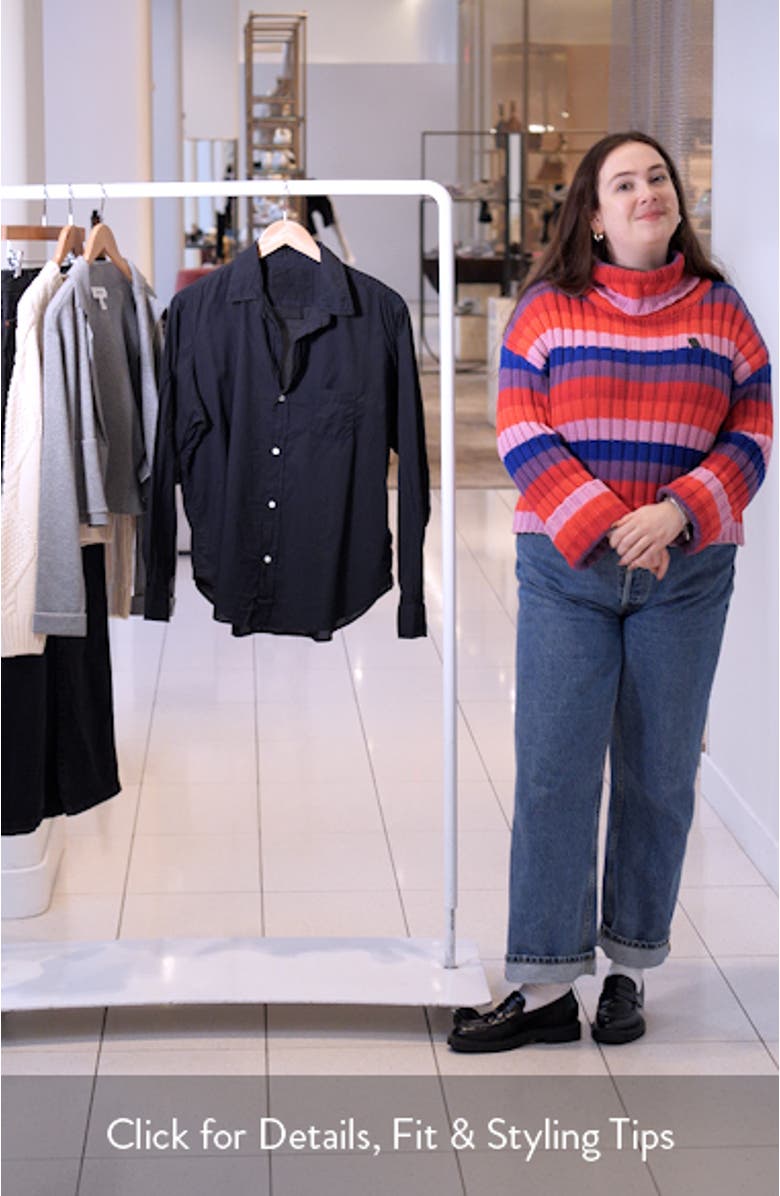 Eileen Relaxed Button-Up Shirt, sales video thumbnail