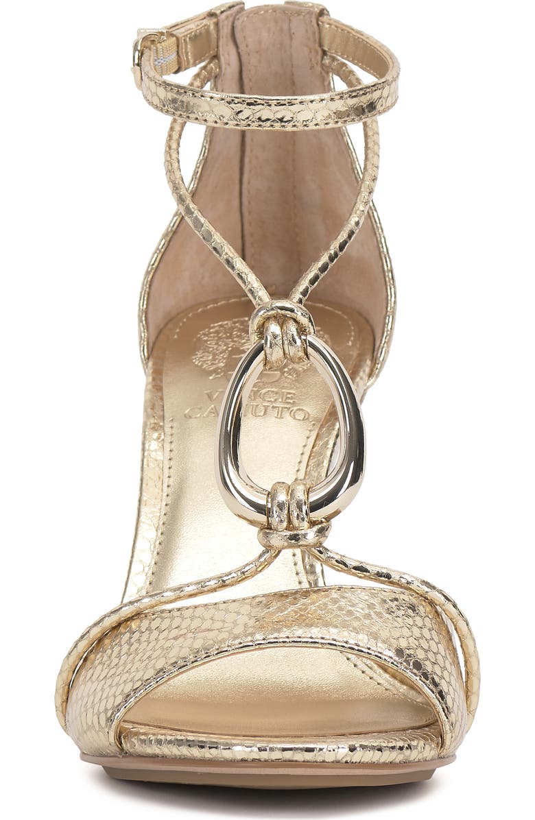 Vince Camuto Alinna Ankle Strap Sandal, Alternate, color, Egyptian Gold