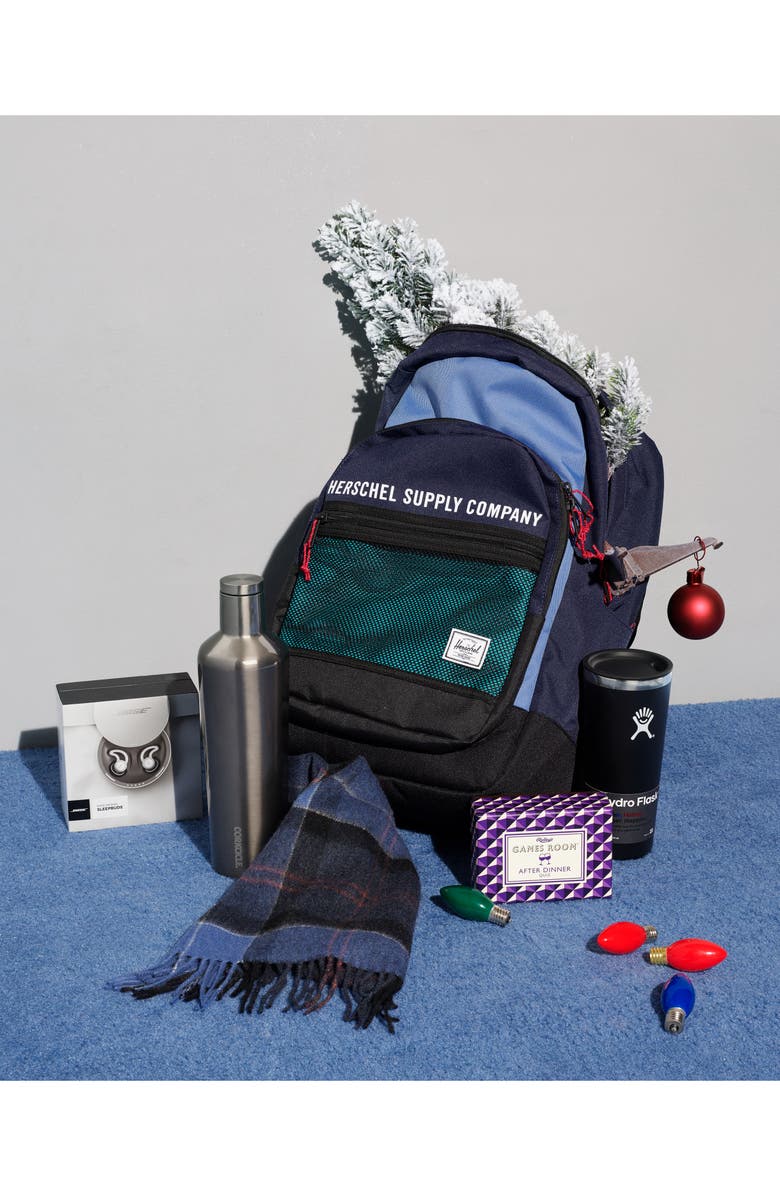 NORDSTROM MEN'S SHOP Stripe Cashmere Scarf, Alternate, color, 